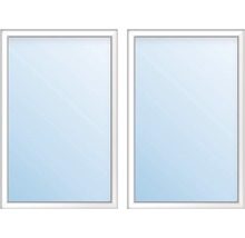 Plastové okno dvoukřídlé ESG ARON Basic bílé 1600 x 1600 mm (1/2-1/2)-thumb-1