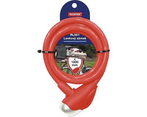 Richter lankový zámek na kolo, 1200 mm
