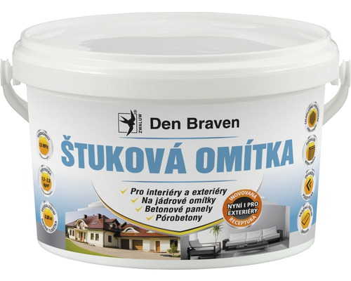 Štuková omítka DEN BRAVEN univerzální 25 kg bílá Štuková omítka DEN BRAVEN univerzální 25 kg bílá
