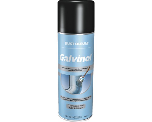 Speciální barva ve spreji Galvinol, světle modrá 0,4L Rust-Oleum Galvinol adhezní základ v 400ml spreji