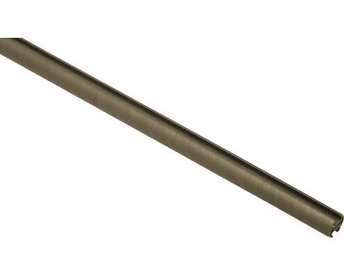 Záclonová tyč s drážkou Kira Ø cappuccino 19 mm 200 cm