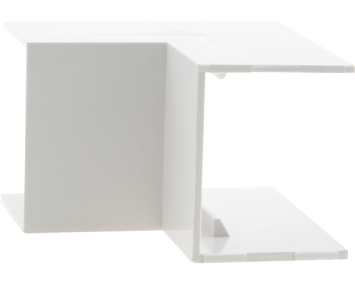 Rohový díl kabelového kanálu z plastu