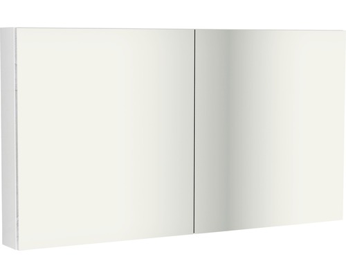 Zrcadlová skříňka K-Line 70x120 cm 2 dvířka bílá