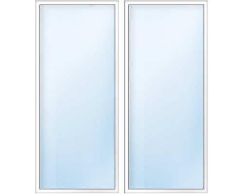 Dvoukřídlé okno s rámem