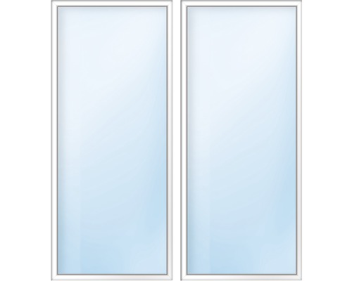 Dvoukřídlé okno s rámem