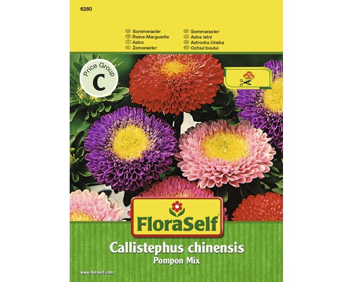Astra čínská mix 'Callistephus chinensis' FloraSelf květinová semena