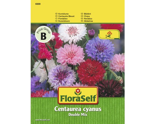 Chrpa polní 'Double Mix' FloraSelf Centaurea cyanus