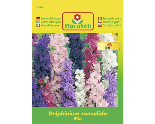Stračka 'Delphinium consolida' směs květinových semen FloraSelf