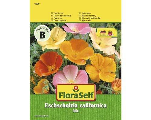 Sluncovka kalifornská směs FloraSelf Eschscholzia californica