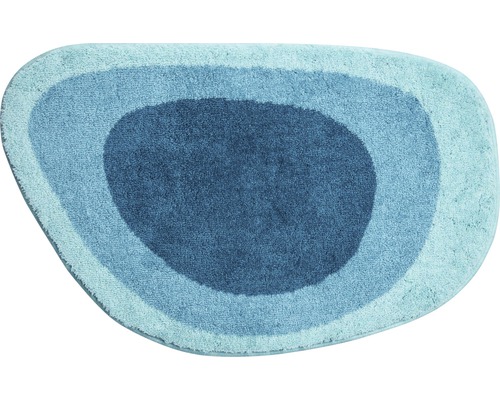 Koupelnová předložka LAKE 60x90 cm tyrkysově modrá