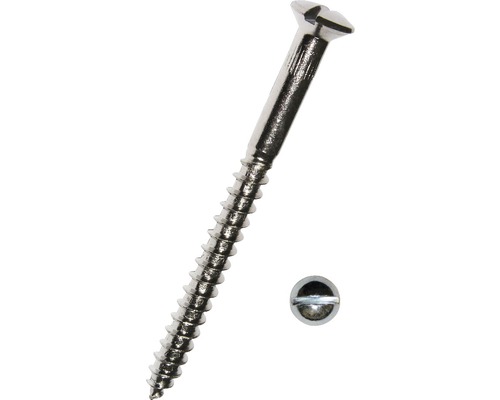 Vrut do dřeva s čočkovitou zápustnou hlavou a rovnou drážkou DIN 95 3x40 mm galvanicky pozinkovaný, 200 kusů Vrut do dřeva s čočkovitou zápustnou hlavou a rovnou drážkou DIN 95 3x40 mm galvanicky pozinkovaný, 200 kusů
