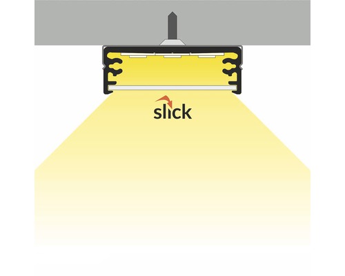 LED profilové svítidlo s osvětlením