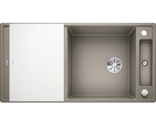 Dřez s odkapávací plochou a krájecí deskou