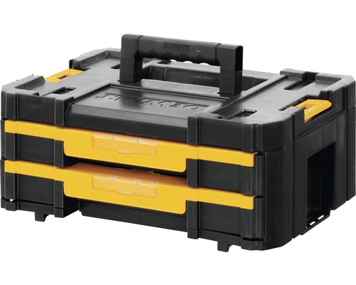Kufr na nářadí DeWalt TSTAK se dvěma zásuvkami