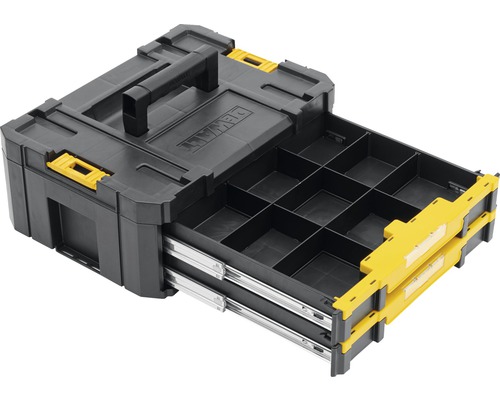 Box na nářadí se zásuvkami a rukojetí