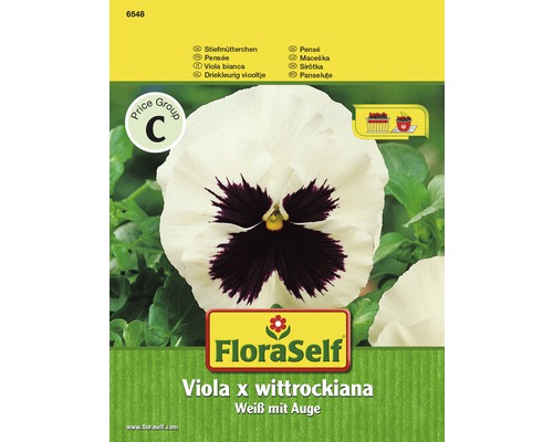 Maceška bílá s okem FloraSelf květinová semena
