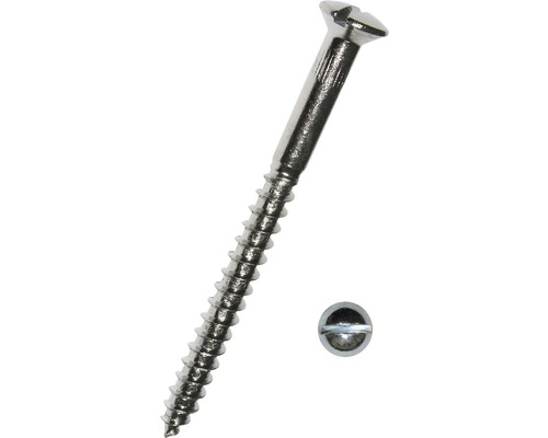 Vrut do dřeva s čočkovitou zápustnou hlavou a rovnou drážkou DIN 95 3,5x16 mm galvanicky pozinkovaný, 200 kusů Vrut do dřeva s čočkovitou zápustnou hlavou a rovnou drážkou DIN 95 3,5x16 mm galvanicky pozinkovaný, 200 kusů