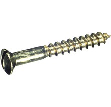 Vruty do dřeva se zápustnou hlavou a drážkou