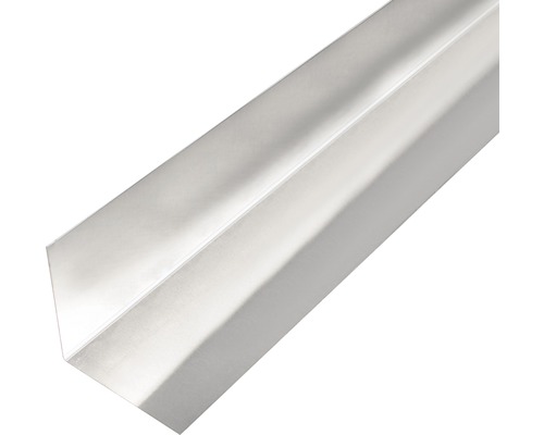 Hladký plech tvar L hliník přírodní 50x50 mm, 1 m Rohový profil z kovu
