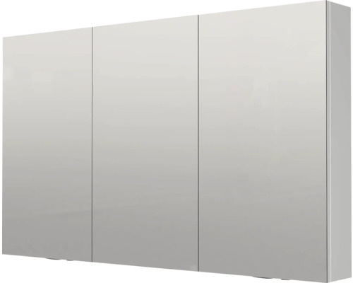 Zrcadlová skříňka se třemi dvířky do koupelny