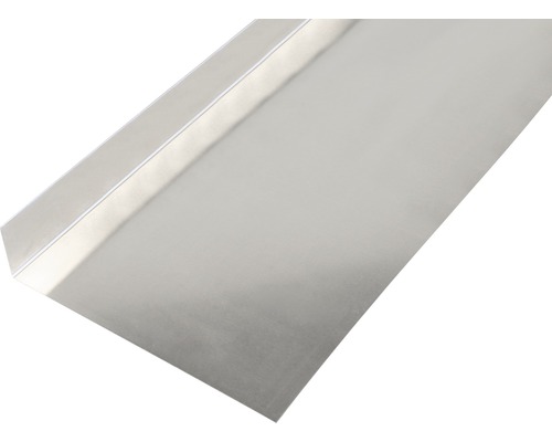 Hladký plech tvar L hliník přírodní 135x30 mm, 1 m Kovový plech s hranou pod úhlem