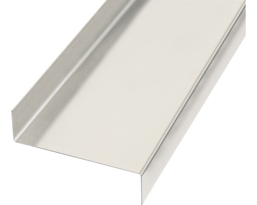 Hladký plech tvar Z hliník přírodní 18x63x18 mm, 1 m Nerezový profil U