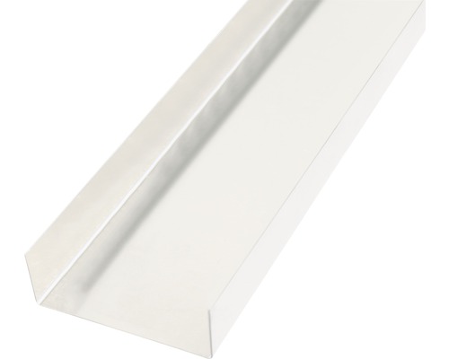 Hladký plech tvar U hliník přírodní 20x58x20 mm, 1 m U-profil z kovu