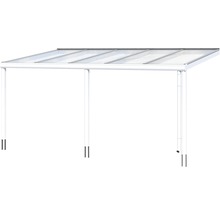 Volně stojící carport s průhlednou střechou