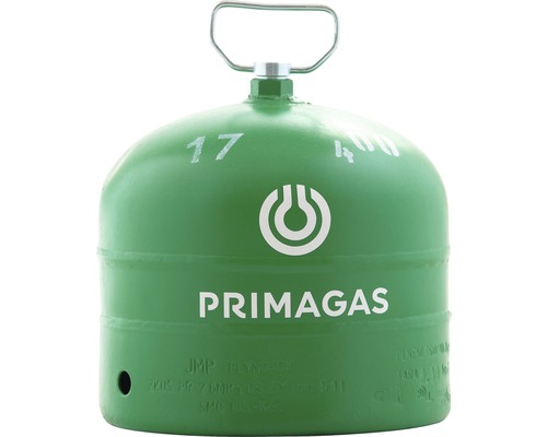 Plyn Propan butan PRIMAGAS 2 kg, cena je uvedena bez láhve Plynová láhev Primagas s rukojetí