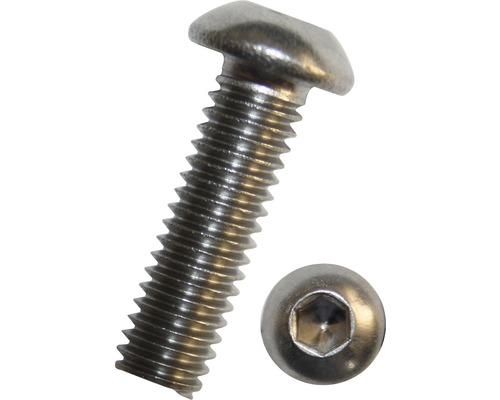 Šroub s půlkulatou hlavou ISO 7380-1 M4x10 mm, nerez A2, 100 kusů Šroub s půlkulatou hlavou ISO 7380-1 M4x10 mm, nerez A2, 100 kusů