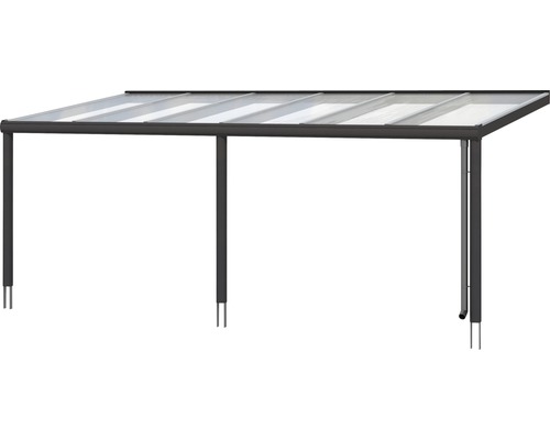Zastřešení terasy s transparentními polykarbonátovými deskami