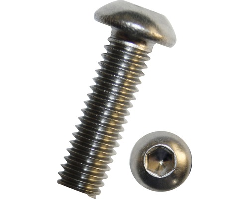 Šroub s půlkulatou hlavou ISO 7380-1 M5x10 mm, nerez A2, 100 kusů Šroub s půlkulatou hlavou ISO 7380-1 M5x10 mm, nerez A2, 100 kusů