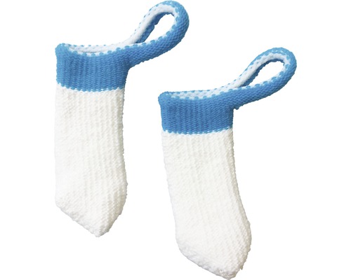 Dvě pletené ponožky k zavěšení