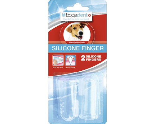 Náprstek na čištění psích zubů Bogadent Silicone Finger 2 ks