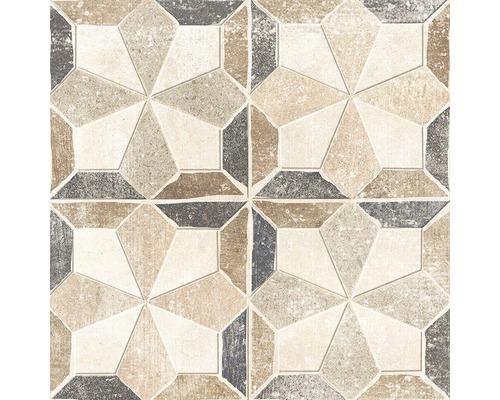 Dekorativní podlahové dlaždice se vzorem hvězdy