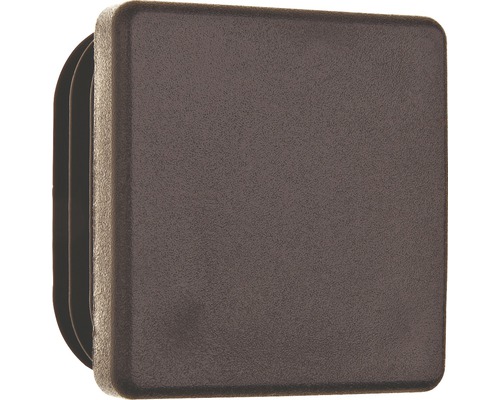 Zátka čtvercová 50x50 mm černá, balení 15 ks