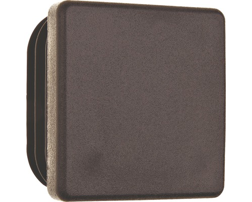 Zátka čtvercová 40x40 mm černá, balení 20 ks Čtvercová trubková zátka z plastu