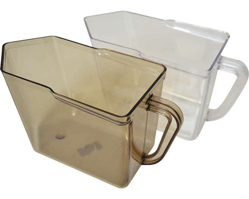 Dvě plastové odměrky s rukojetí