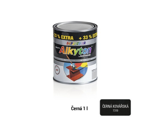 Alkyton antikorozní barva, jednolitrová plechovka