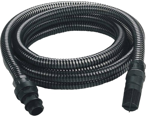 Vroubkovaná jezírková hadice s připojovacími kusy