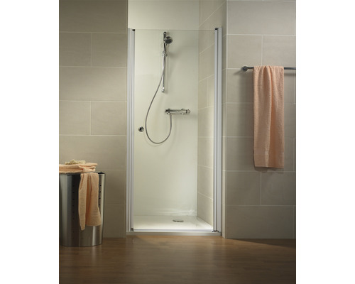 Sprchové dveře do niky SCHULTE Garant ExpressPlus 90 cm barva rámu hliník dekor skla čiré sklo EP80106-5 01 500 01 200