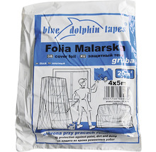 Zakrývací fólie Hasoft SILNÁ 4 x 5 m, 21µm
