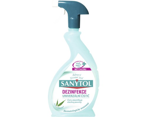 Čisticí sprej Sanytol univerzální eukalyptus 500 ml Sanytol dezinfekční čistič pro univerzální povrchy