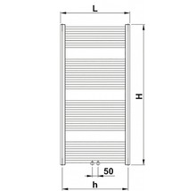 Koupelnový radiátor Korado Koralux Linear Classic - M 1220x600 mm 596 W