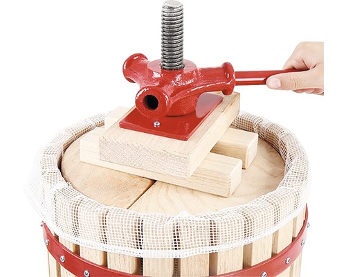 Dřevěný lis na víno s ručním ovládáním pro výrobu vína