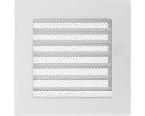 Čtvercová mřížka přívodu vzduchu z plastu se sítí proti hmyzu