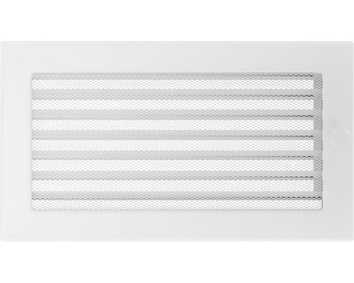 Větrací mřížka s vodorovnými lamelami v rámu