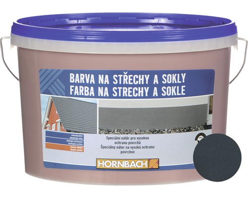 Barva na střechy a sokly v kbelíku