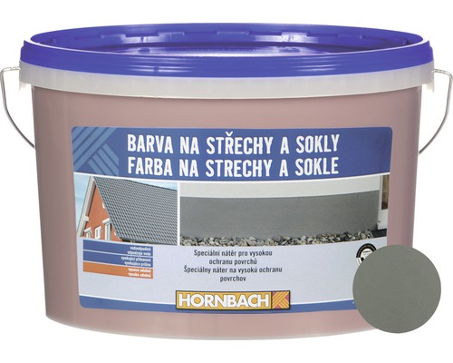 Kbelík barvy na střechy a sokly