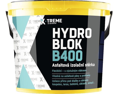 Hydroizolační stěrka DEN BRAVEN Hydro Blok B400 asfaltová 5 kg